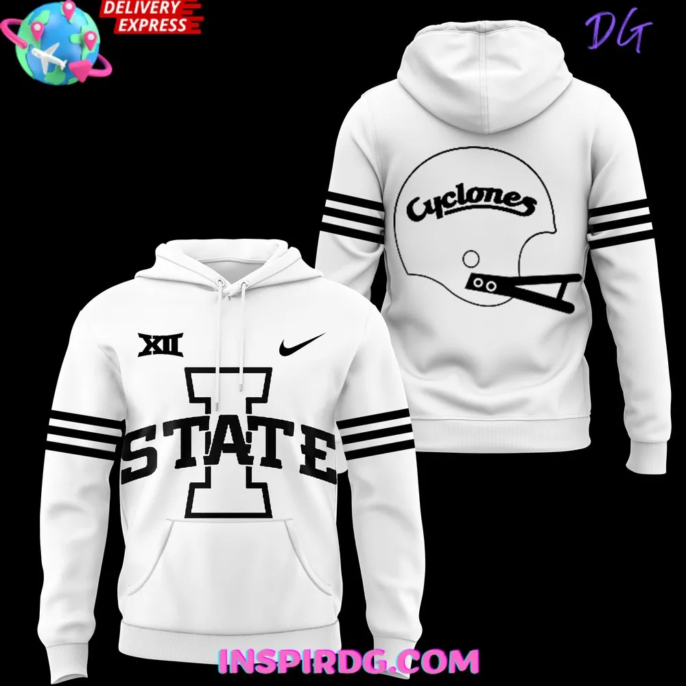 -Iowa State Cyclones Whiteout Club 2024 Hoodie