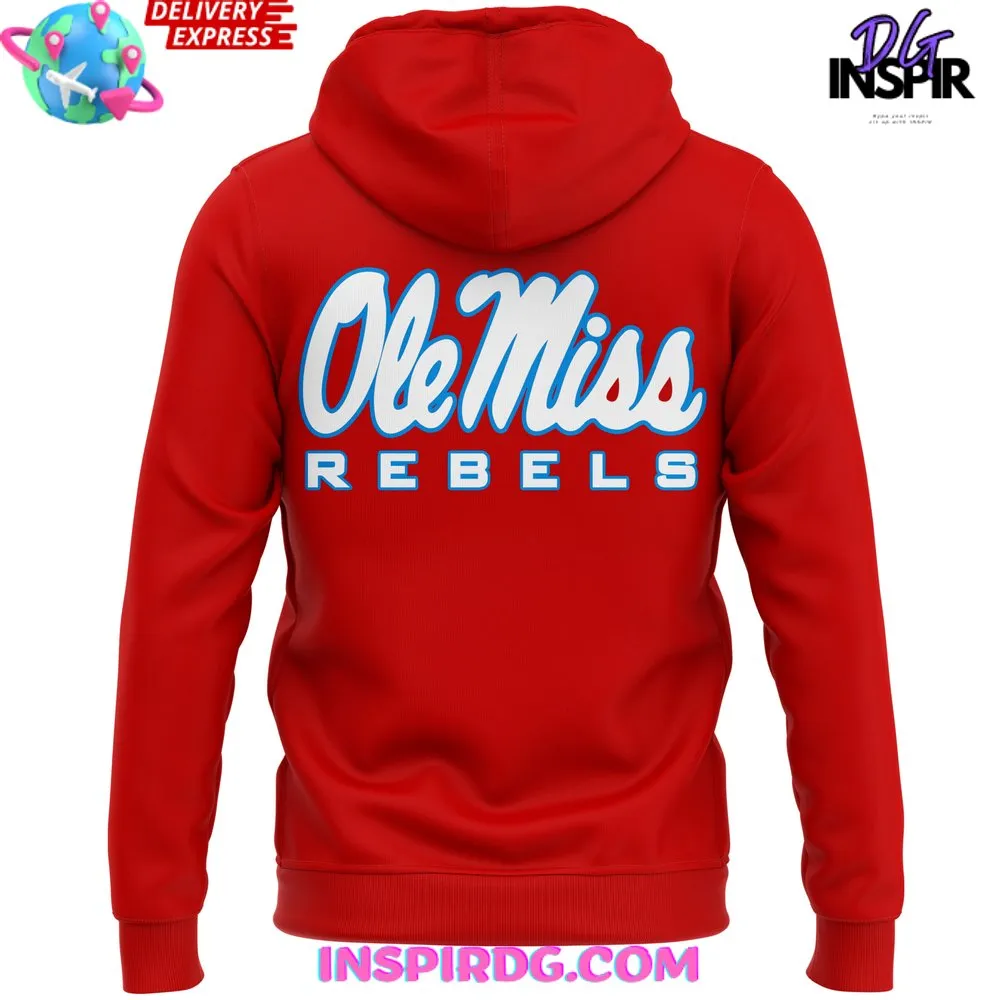 -Ole Miss Rebels SIP 2024 Red Hoodie