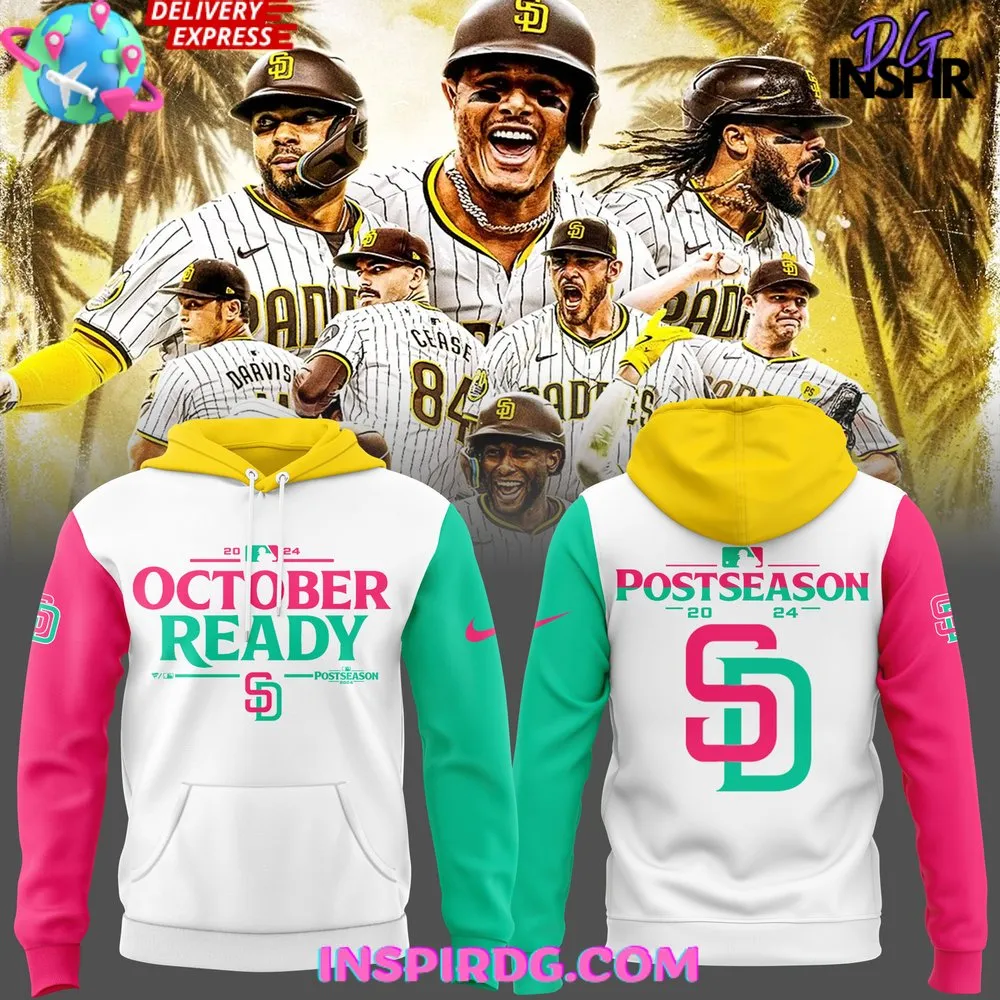 -San Diego Padres October Ready 2024 Special Hoodie