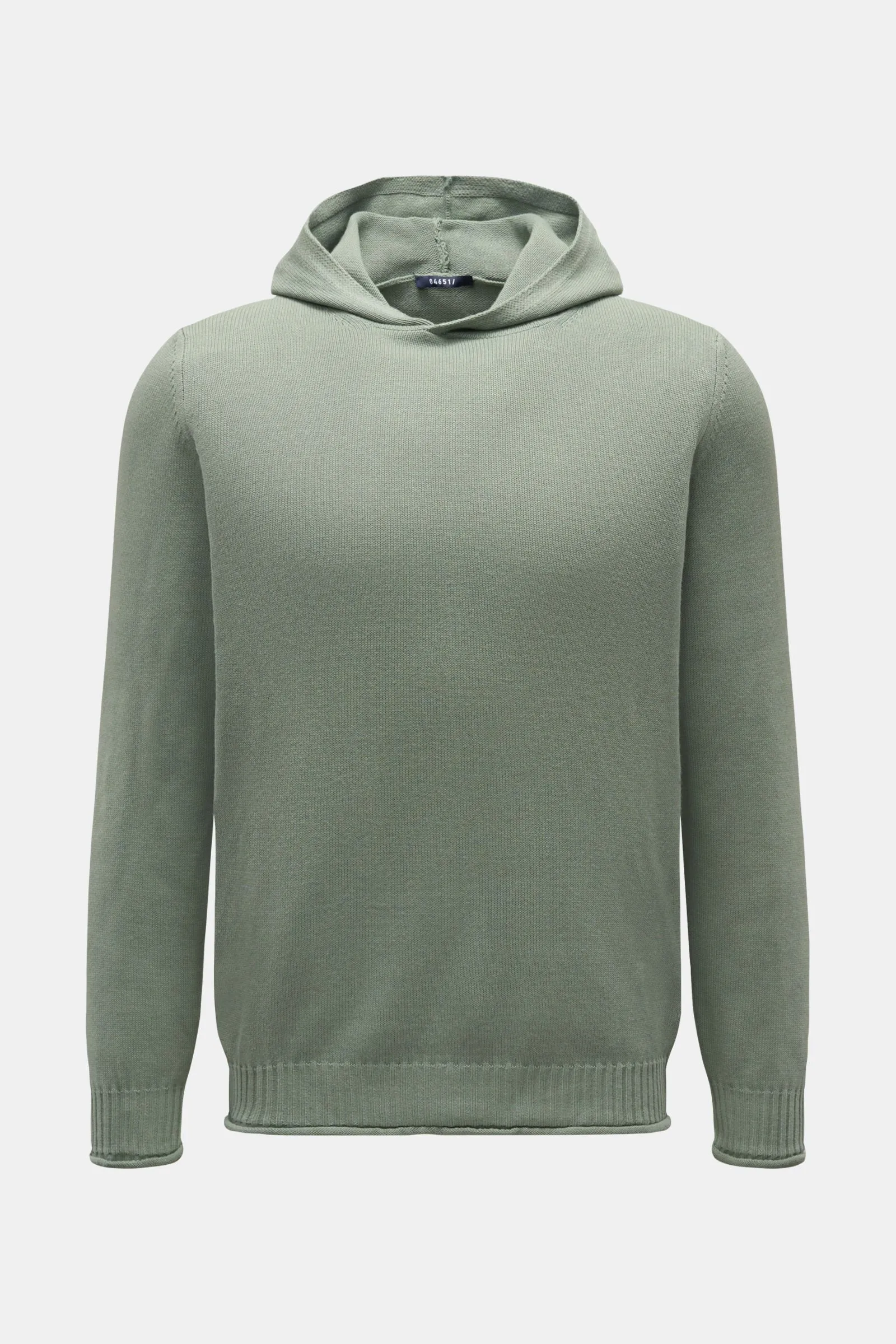 04651/ A TRIP IN A BAG hooded jumper 'Foggy Hoodie' grey-green