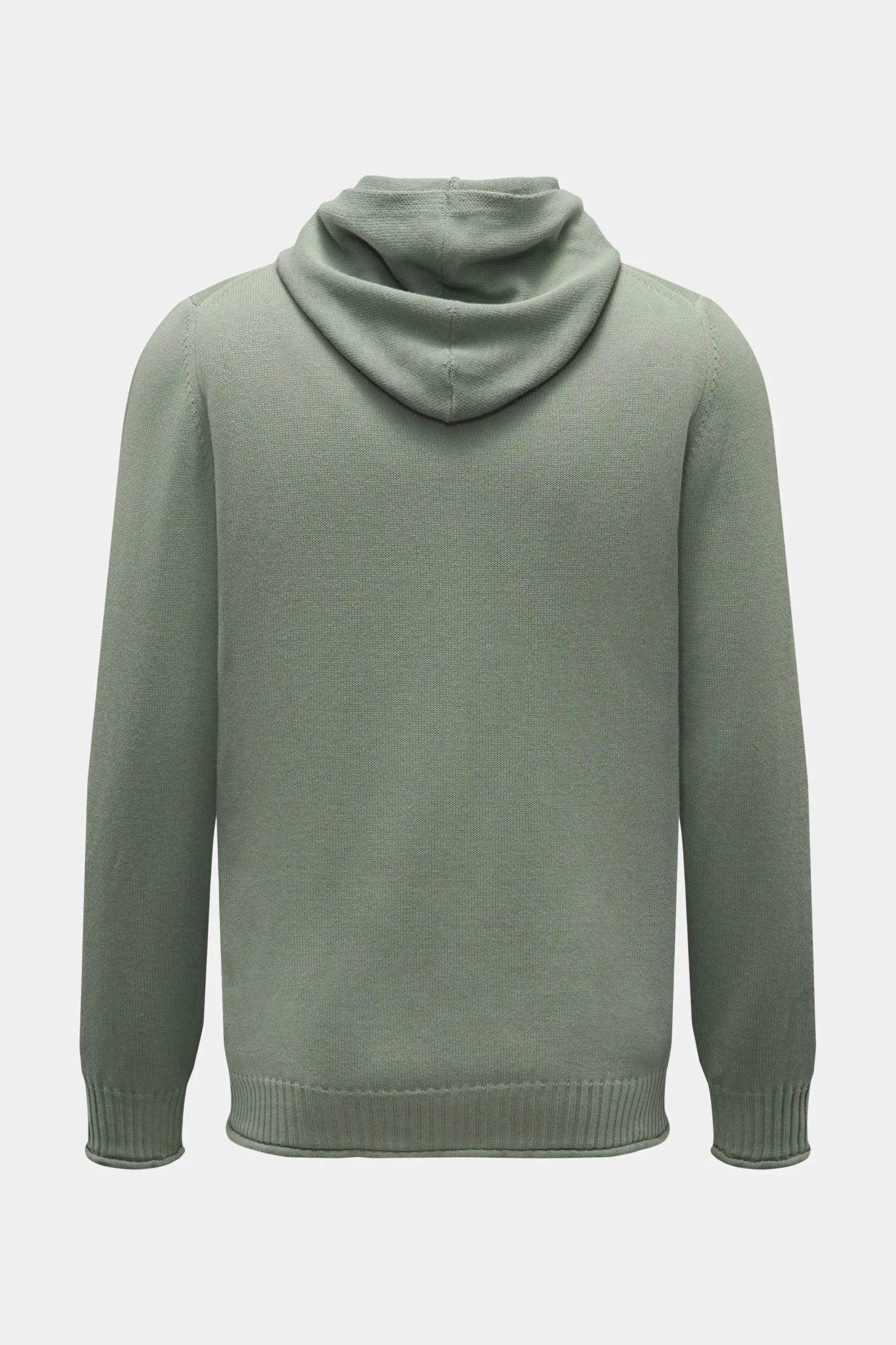 04651/ A TRIP IN A BAG hooded jumper 'Foggy Hoodie' grey-green