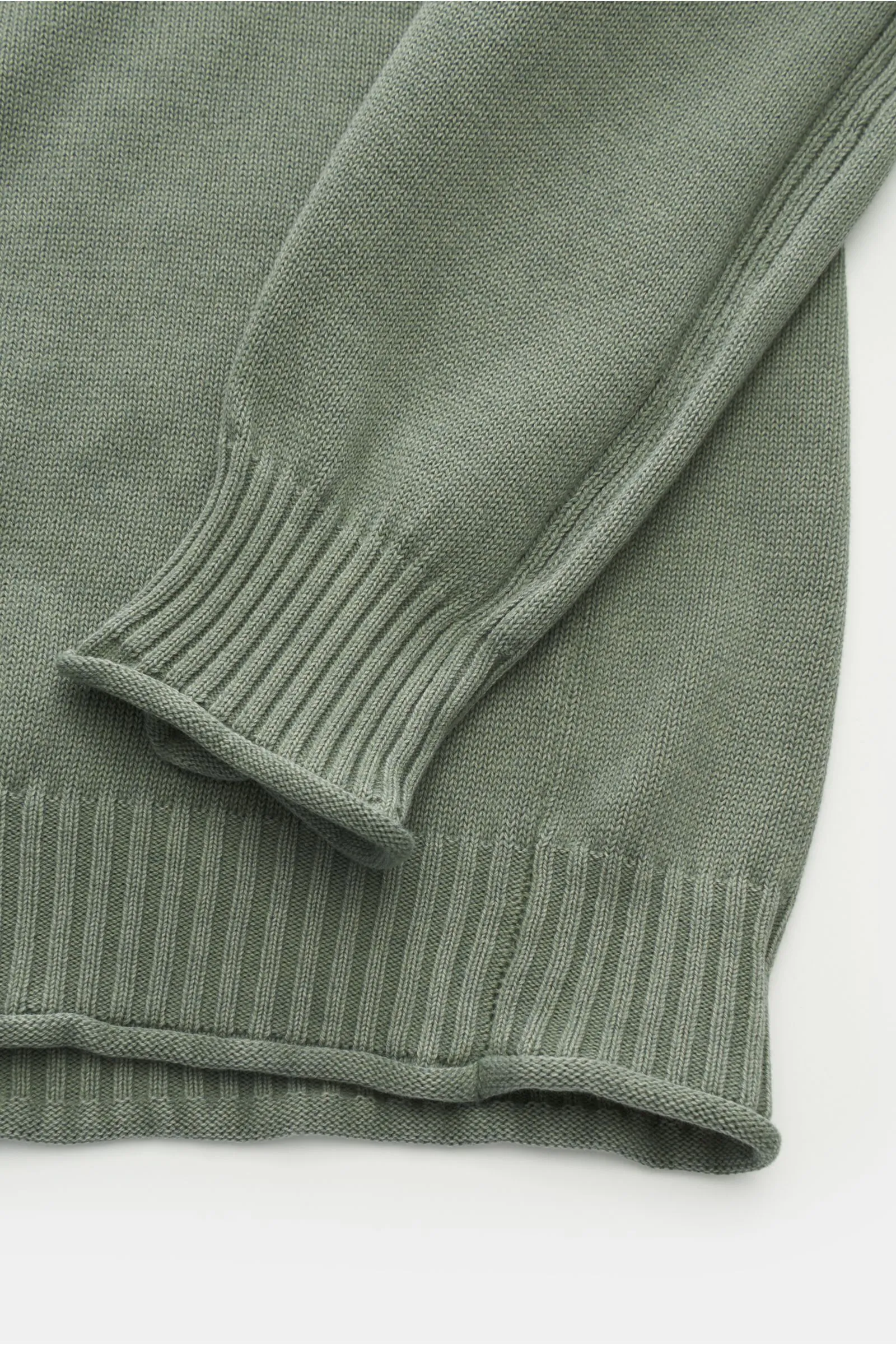 04651/ A TRIP IN A BAG hooded jumper 'Foggy Hoodie' grey-green