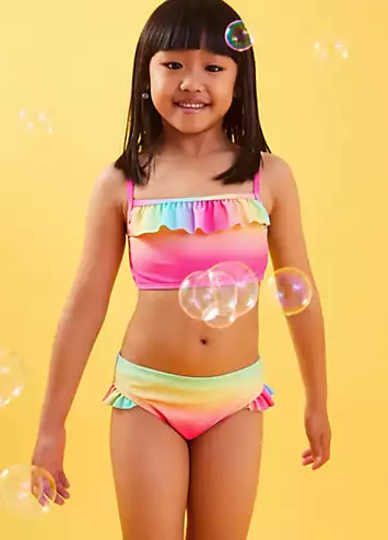 Accessorize Girls Ombre Bikini Set | Grattan