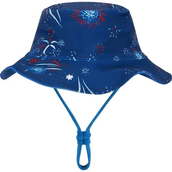 Andy & Evan Infant Swim Romper and Hat , Firework Print