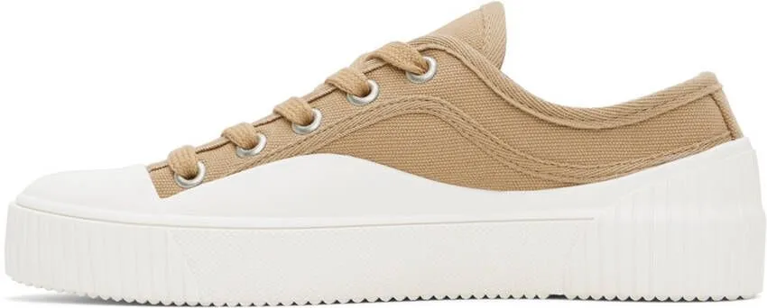 A.P.C. Beige Iggy Basse Sneakers