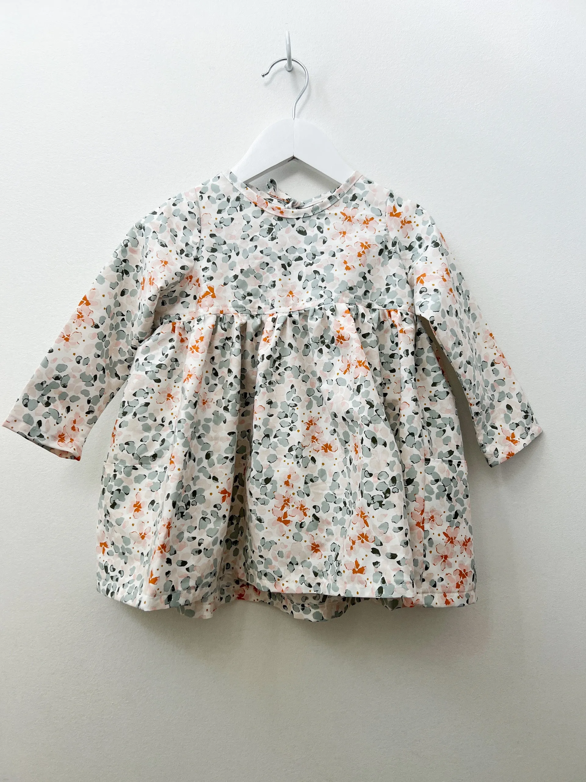 Aria Tunic with  Pockets in 'Watercolour Lily' - Ready To Ship