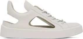 At.Kollektive White Kostas Murkudis Edition Cutout Sneakers