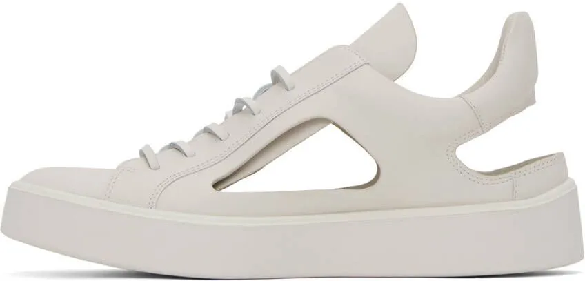 At.Kollektive White Kostas Murkudis Edition Cutout Sneakers