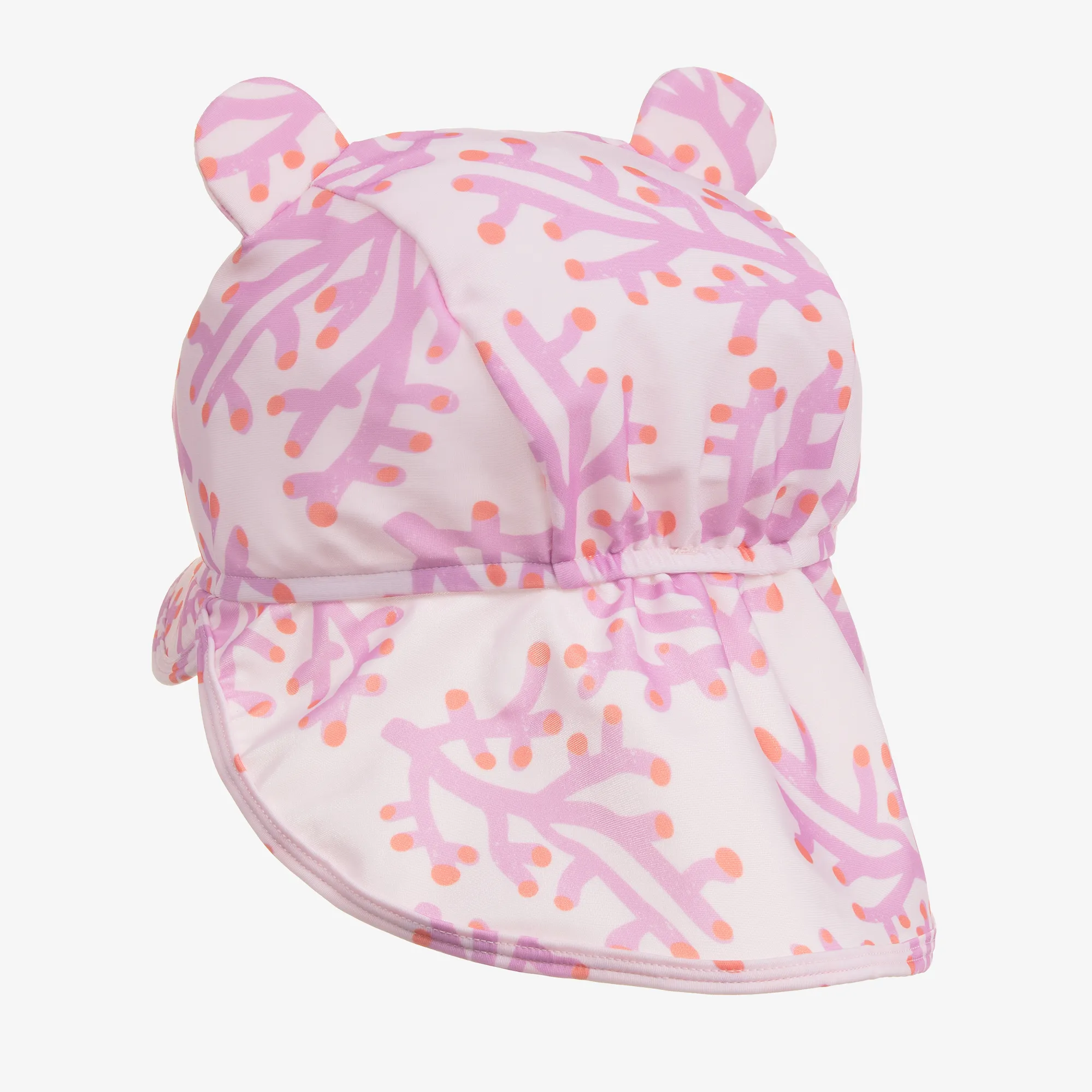 Baby Girls Pink Swim Hat (UPF 50+)