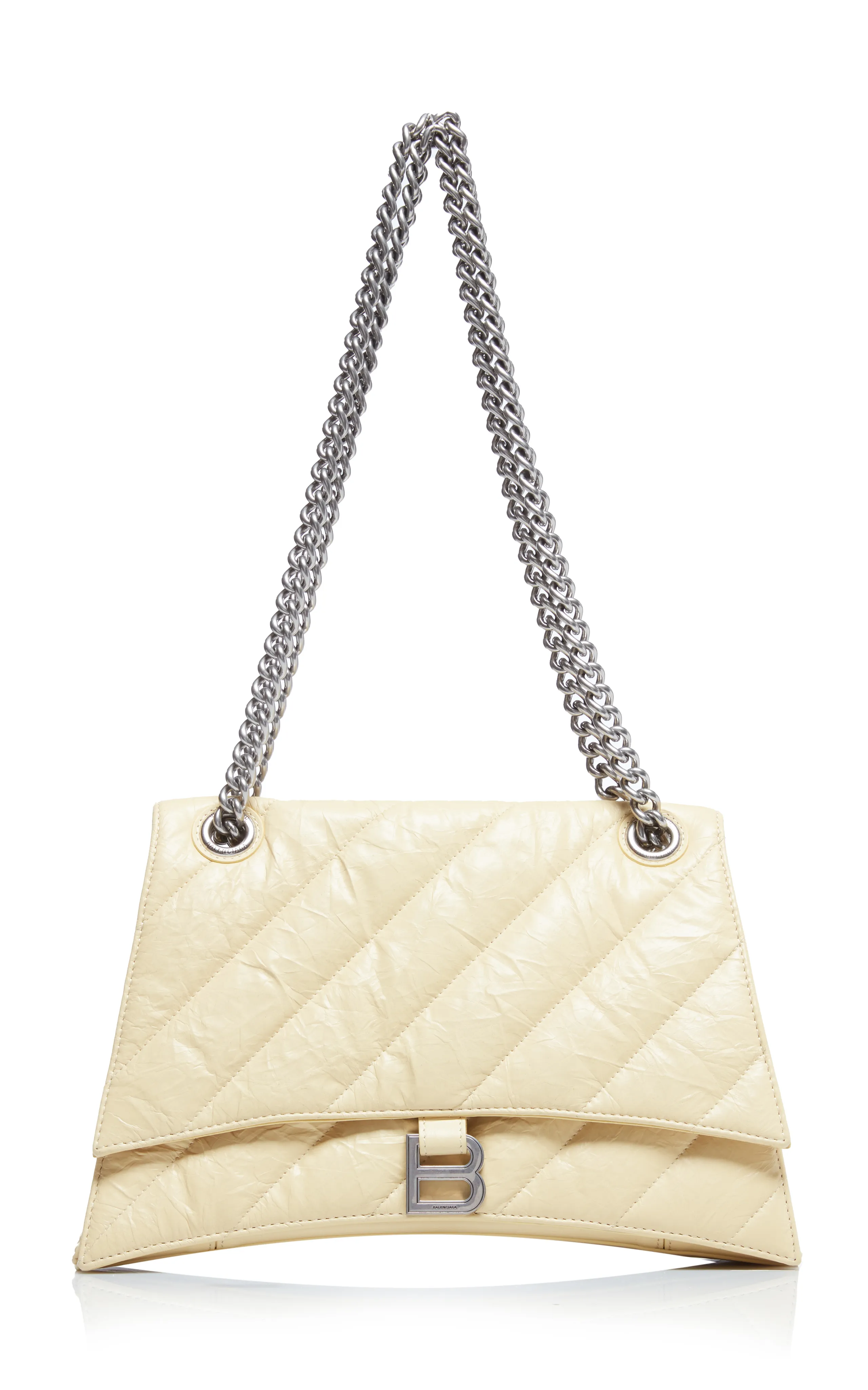 Balenciaga Crush Quilted Leather Shoulder Bag