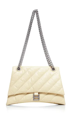 Balenciaga Crush Quilted Leather Shoulder Bag