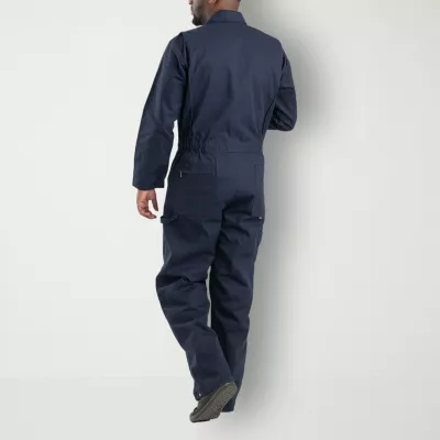 Berne Deluxe Unlined Short Mens Long Sleeve Workwear Coveralls