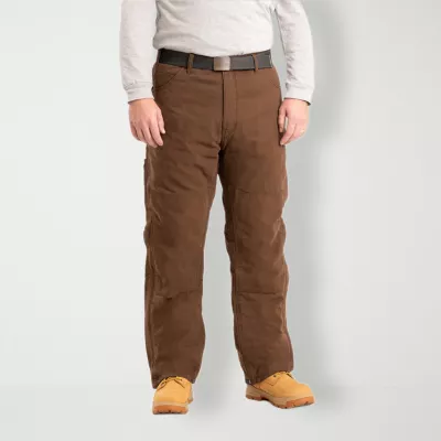 Berne Washed Duck Insulated Mens Big and Tall Regular Fit Workwear Pant