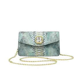 Biagini Women's Hollywood Python Shoulder Bag