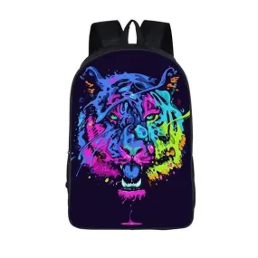 BIG TIGER HEAD BACKPACK ARTSY