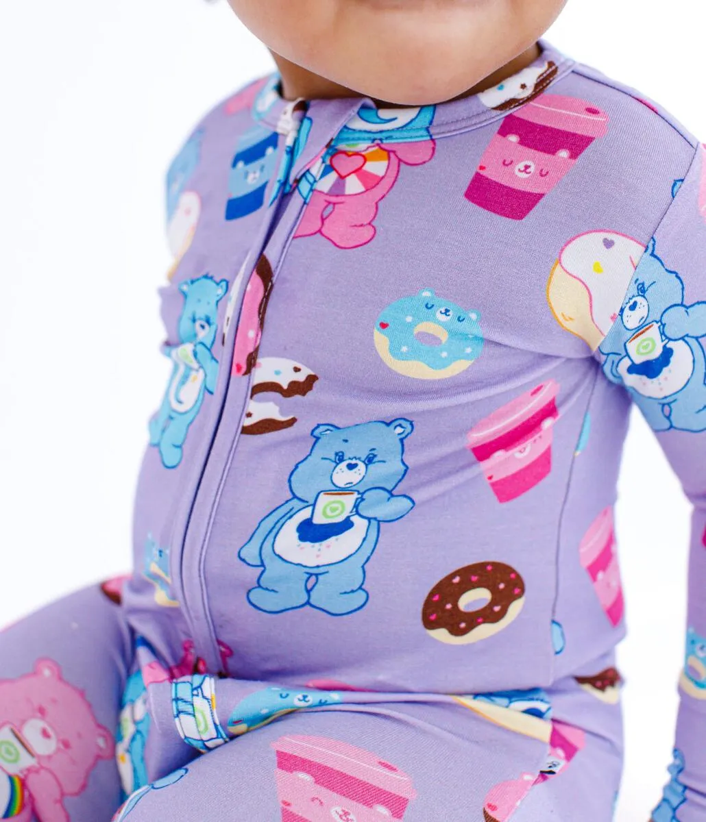 Birdie Bean Care Bears Donuts And Coffee Bamboo Viscose Convertible Romper