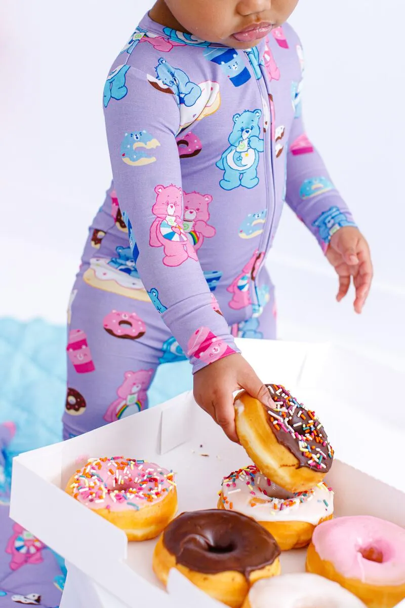 Birdie Bean Care Bears Donuts And Coffee Bamboo Viscose Convertible Romper