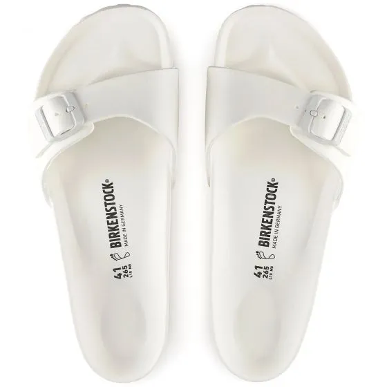 Birkenstock Womens Madrid EVA White Sandals - Narrow Fit