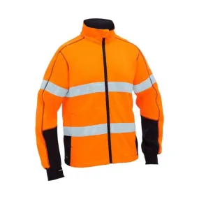 Bisley Taped Hi Vis Zip Front Fleece BK6611T