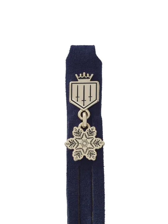 Boot Tassels navy & snowflake & charm Tassels