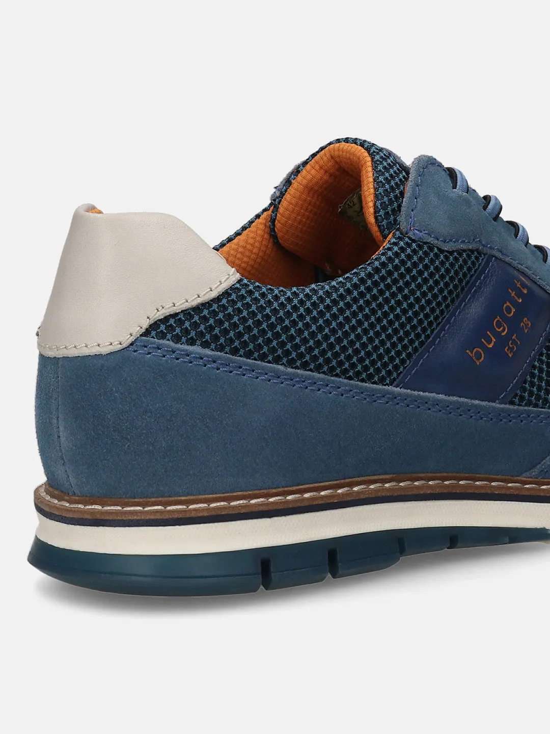 bugatti Blue Premium Leather Casuals shoes