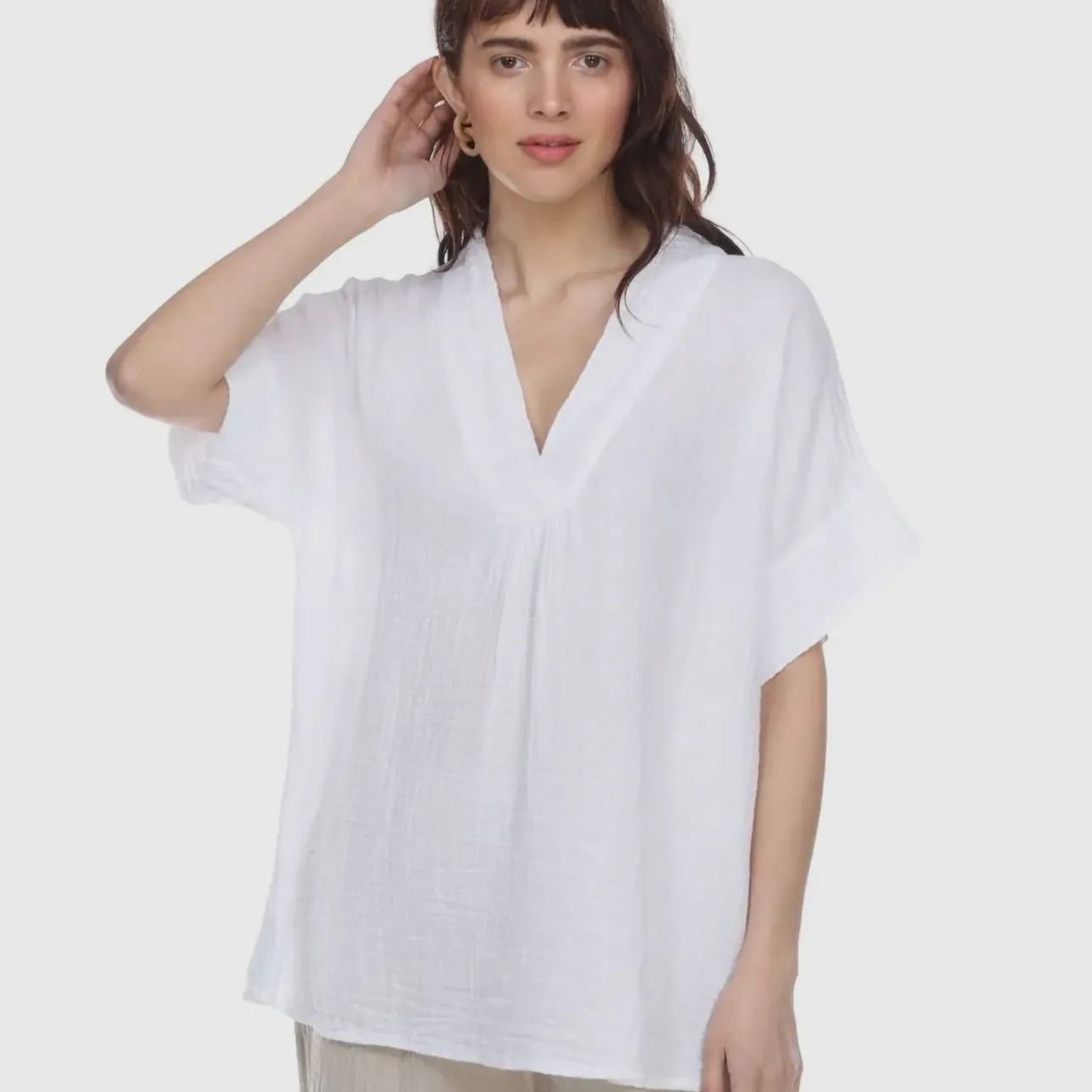 CC COTTON GAUZE JUDY TUNIC