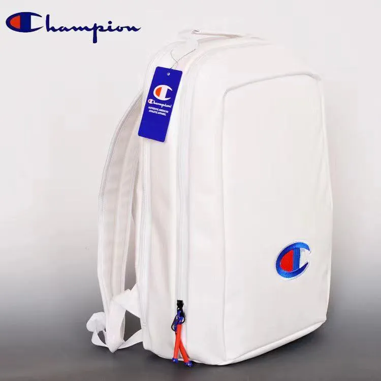 Champion school bag Leather bag Men Women backpack