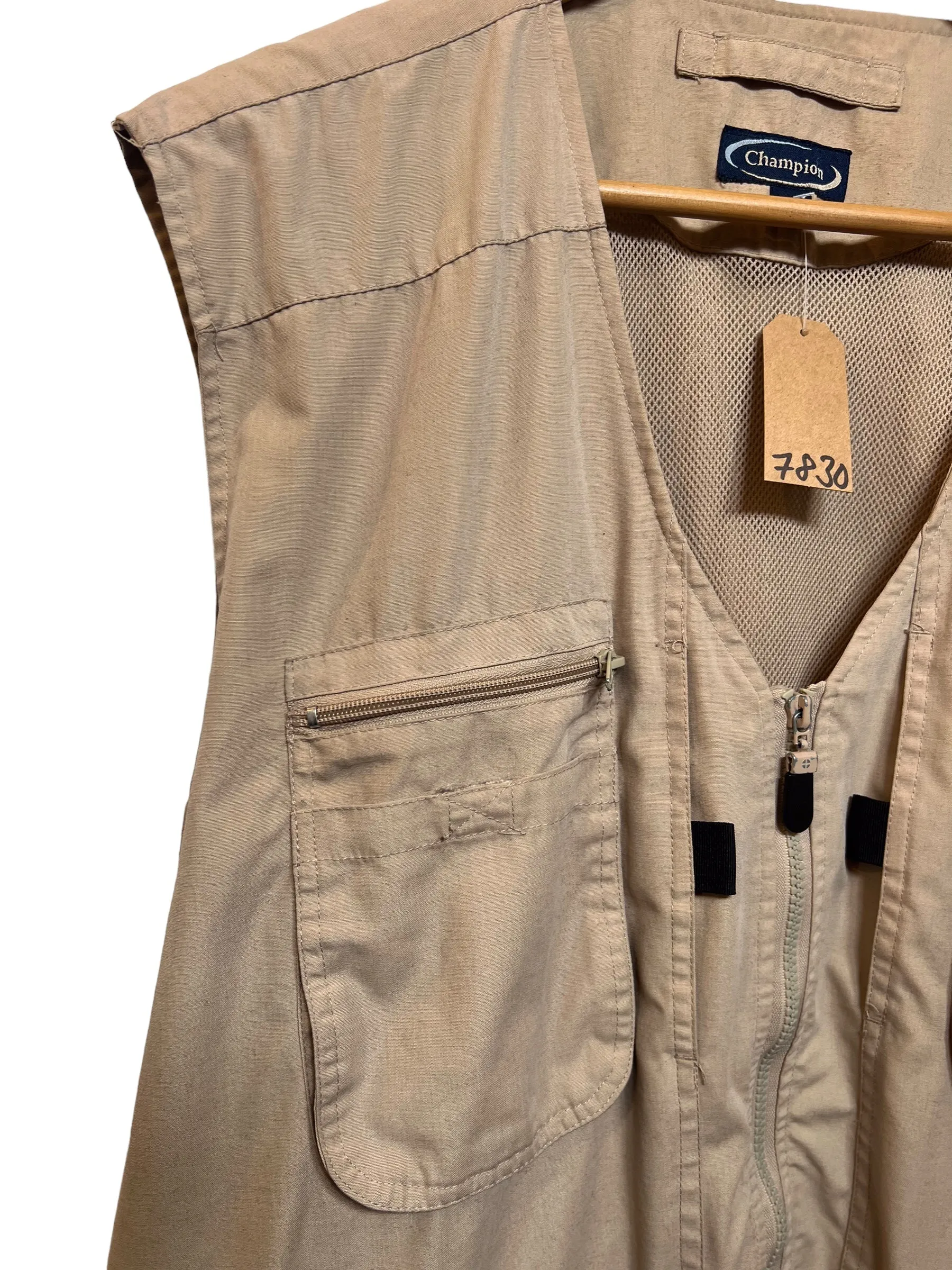 Champion Tan Utility Vest (Size XL)