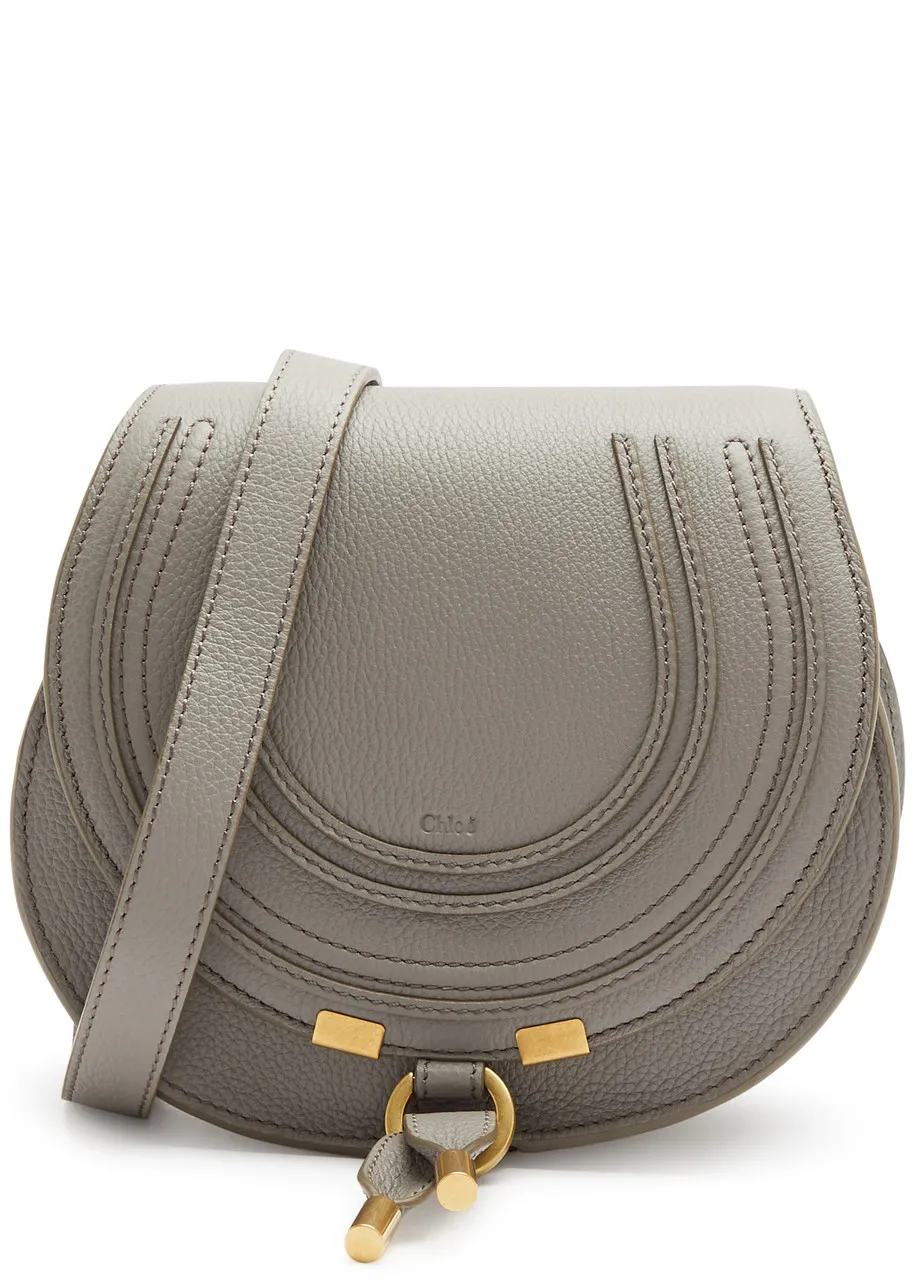 CHLOE Marcie small leather saddle bag -                         -                     -                