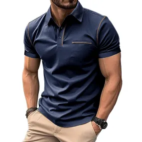 Classic Polo Shirt with Contrast Trim