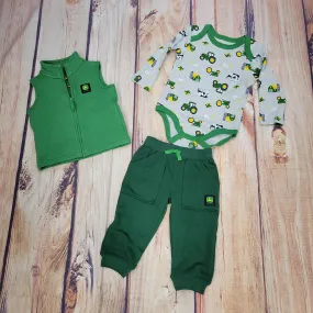 CLEARANCE John Deere Farm Animal 3Pc Vest Set