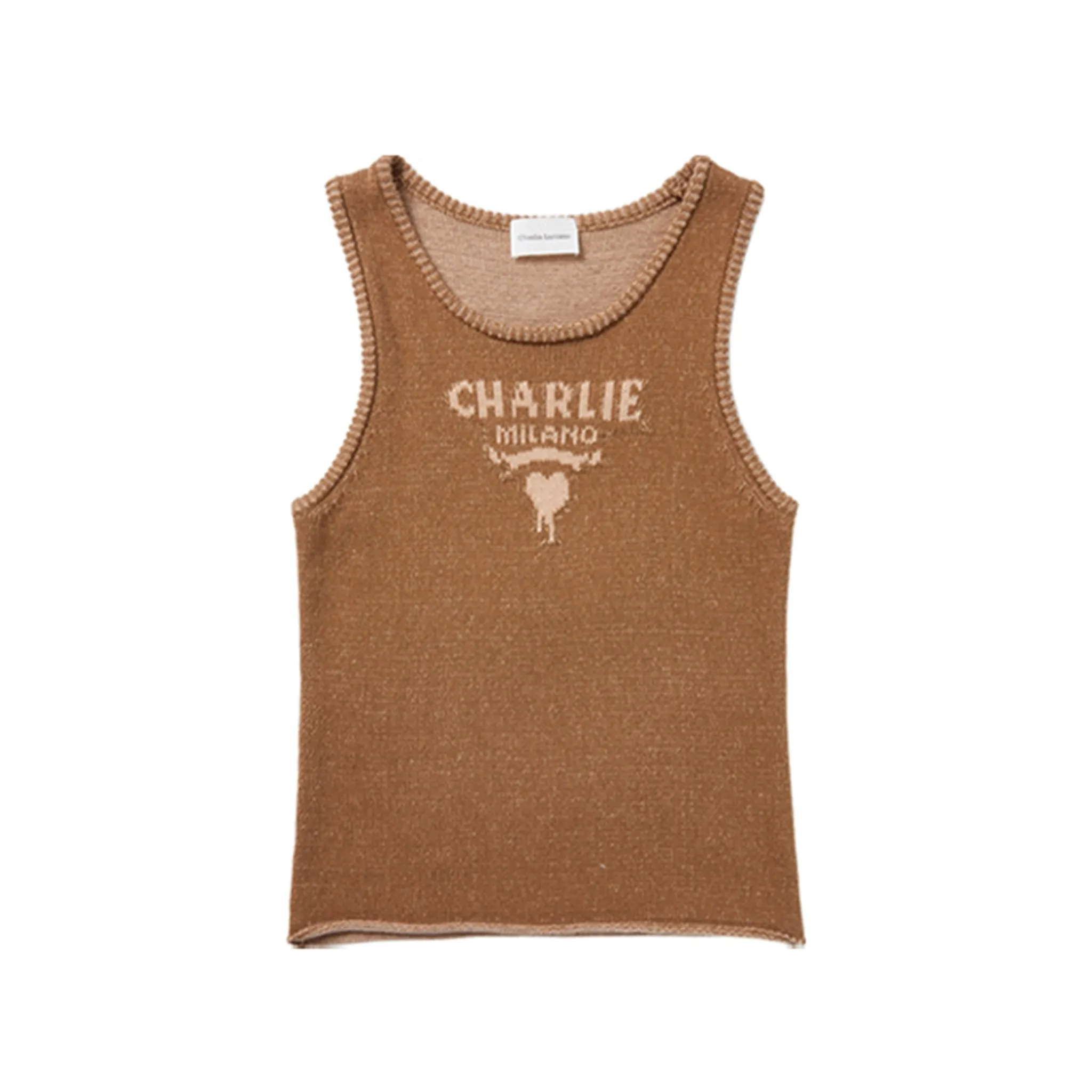 Coffee Logo Jacquard Tank Top-