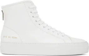 Common Projects White Tournament Super High Sneakers