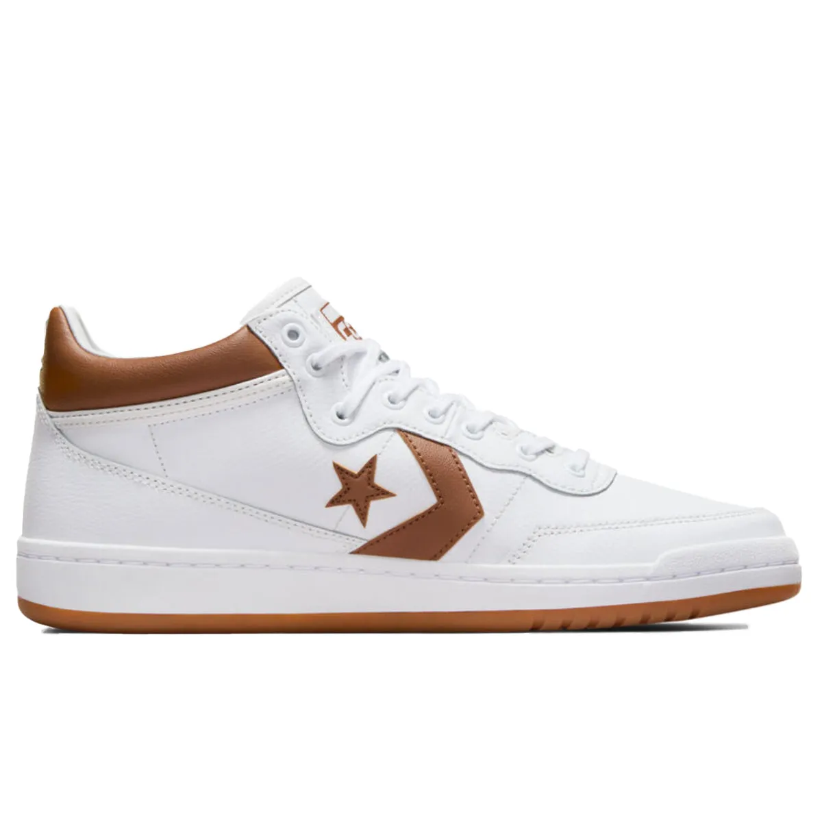 Converse CONS Fastbreak Pro Mid Leather (White/Warm Tan/Black)