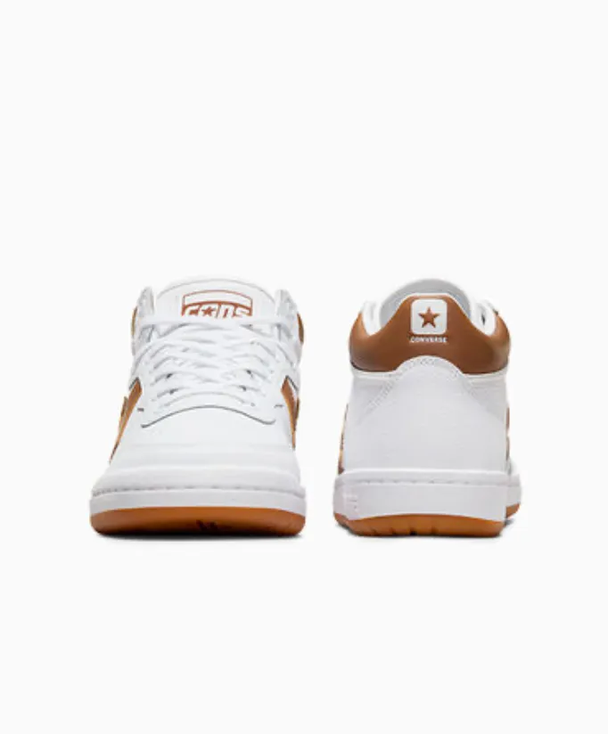 Converse CONS Fastbreak Pro Mid Leather (White/Warm Tan/Black)