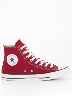 Converse Mens Canvas Hi Top Trainers - Dark Red