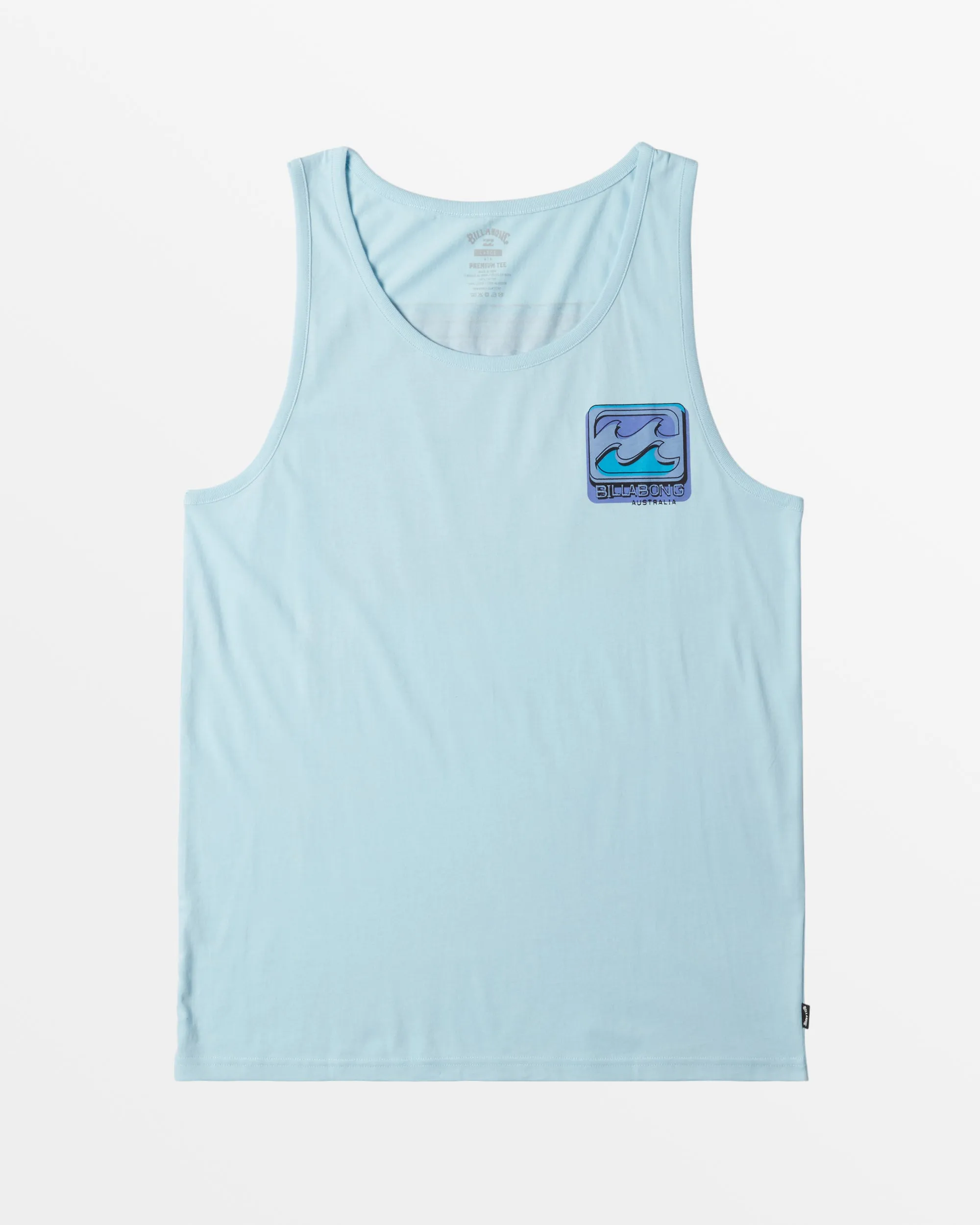 Crayon Wave Tank Top - Coastal