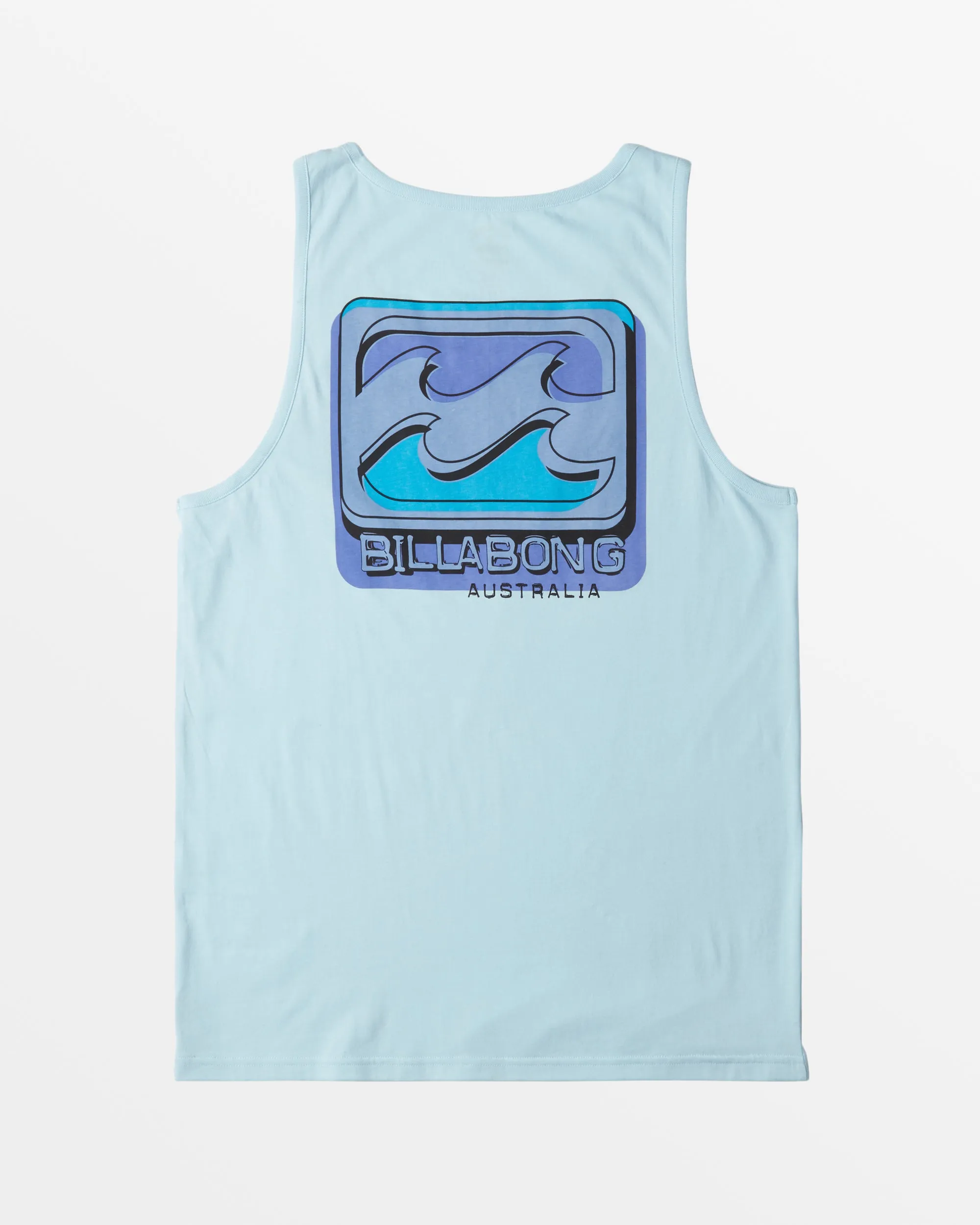 Crayon Wave Tank Top - Coastal