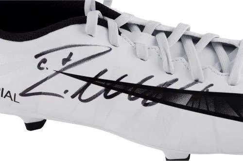 Cristiano Ronaldo Juventus Autographed White CR7 Mercurial Nike Cleat