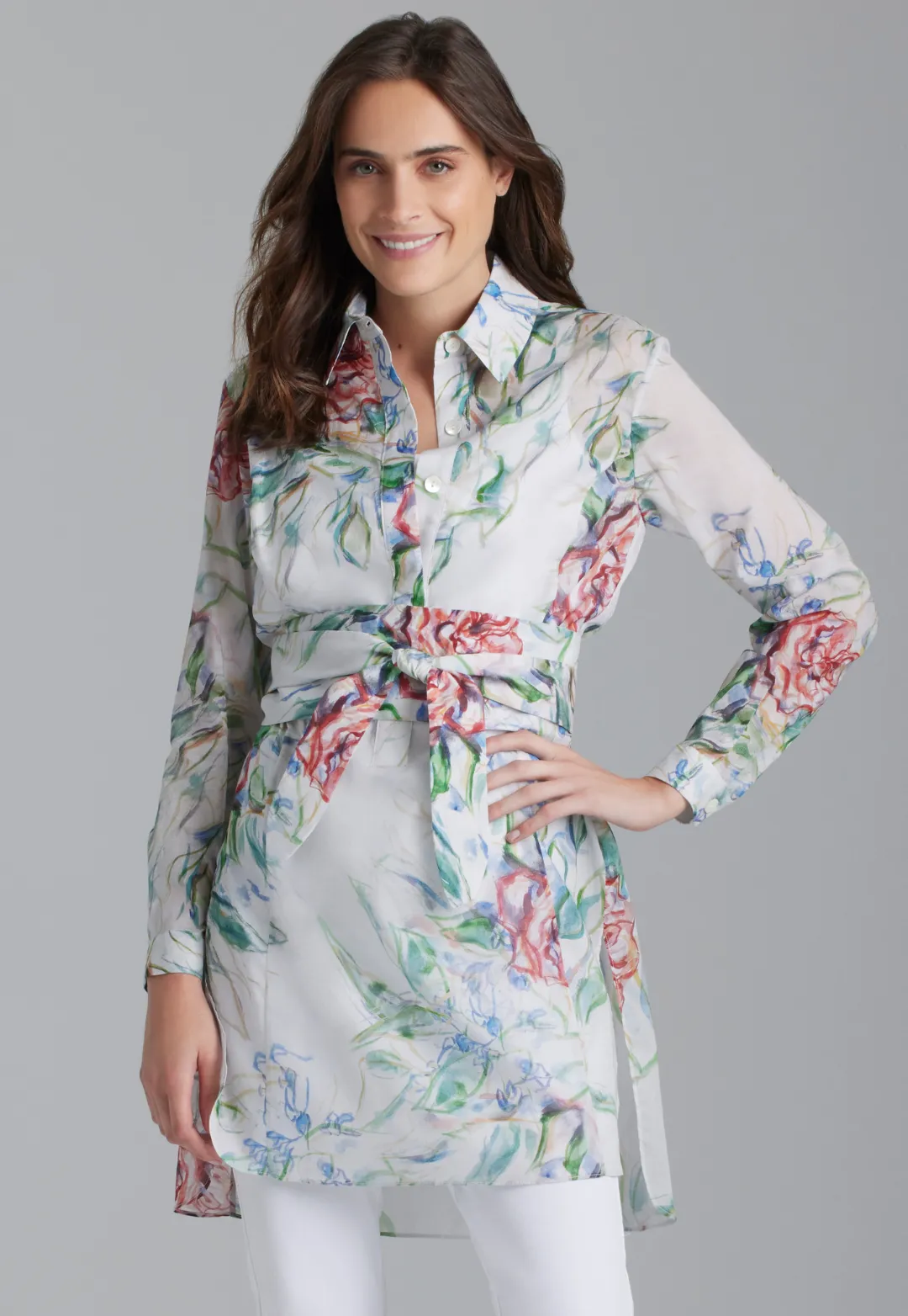 Demeter Cotton Tunic in Primrose