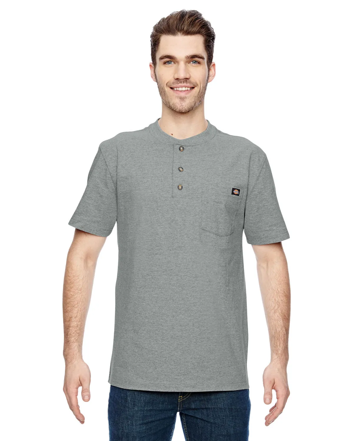 Dickies Workwear WS451 Adult Heavyweight Work Henley