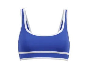 Ege Bikini Top - Ultramarine/Avorio