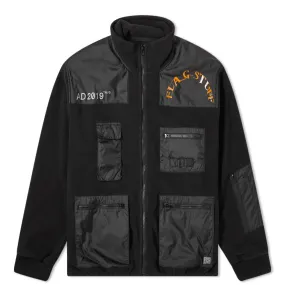 FLAGSTUFF Zip Fleece JacketBlack