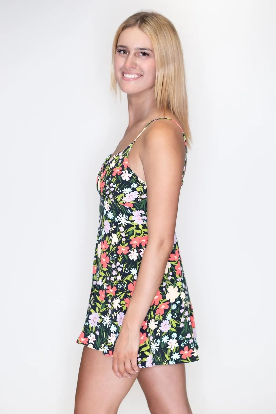 Floral Empire Romper