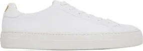 Fred Perry White Leather Sneakers