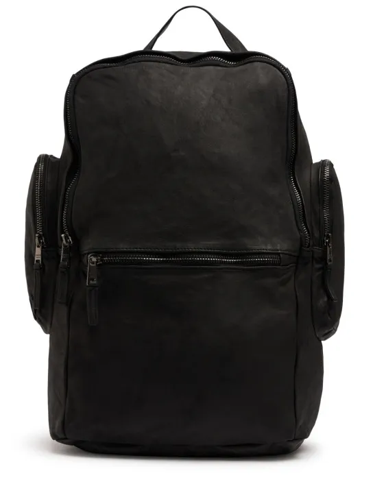 Giorgio Brato   Brushed leather weekend backpack 