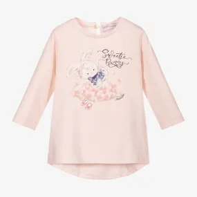 Girls Pink Bunny Tunic 