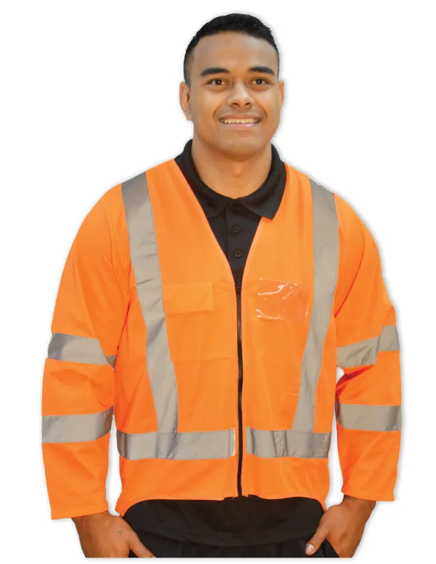 Great Southern Workwear Hi Viz Long Sleeve Safety Vest