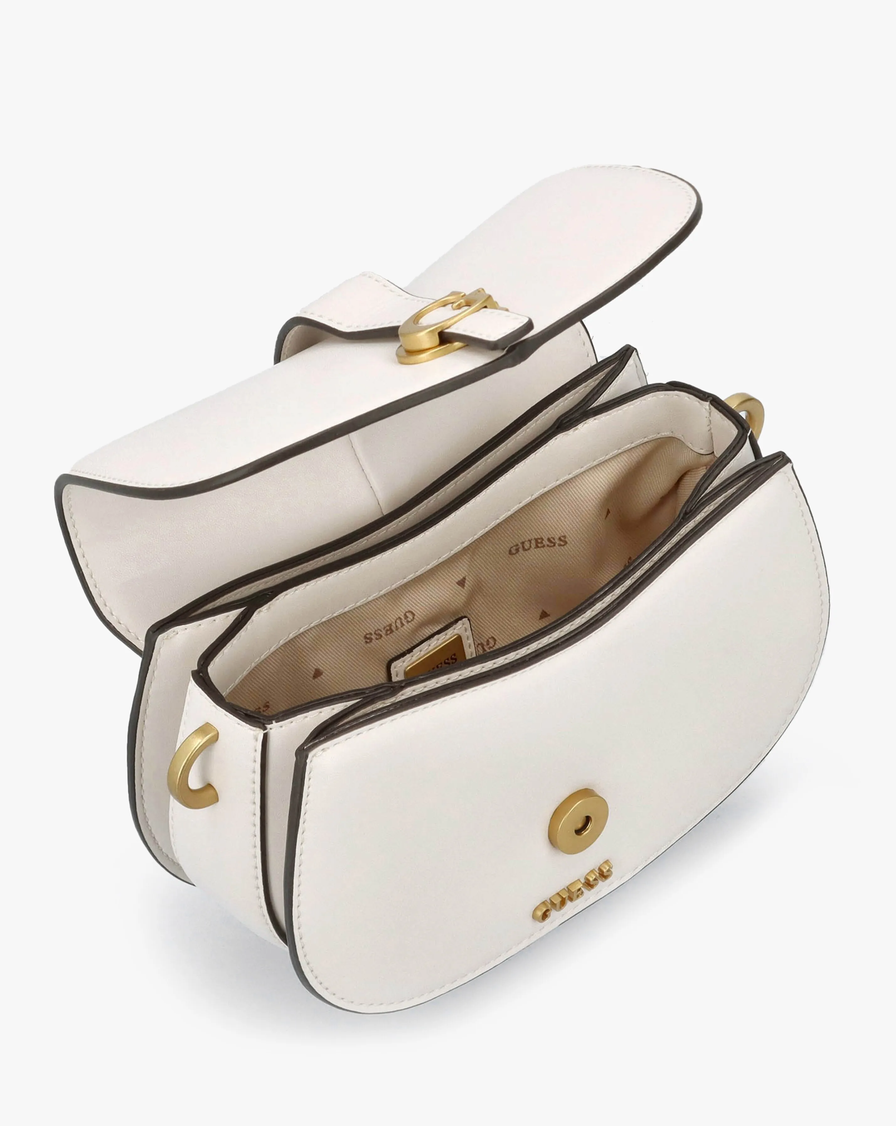 Guess Mini Kuba Beige Cross-Body Bag | Simply Be