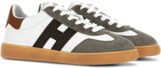 Hogan Cool lace-up leather sneakers White